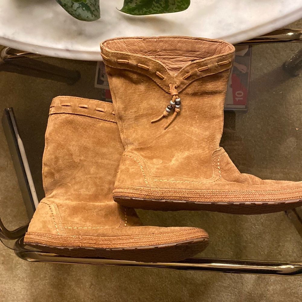 Ugg moccasins soft suede boots 1005453